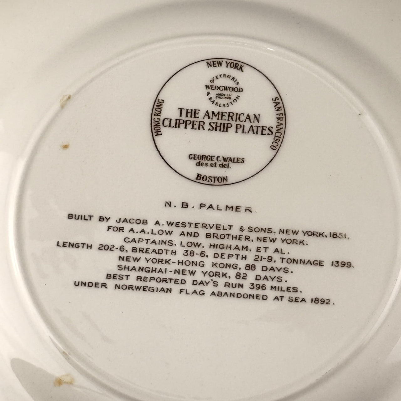 Wedgwood Ship Clipper & Cook Commemorative Plates Set x3 – Historic Maritime Art13