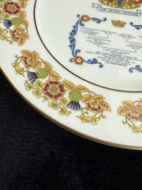 Thumbnail for Rare Aynsley Commemorative Plate H.M. Queen Mother's 80th Birthday 1980 decor7