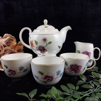 Thumbnail for Owen To Tableware Royal Worchester Tea Set of 2 jug & Bowl  Porcelain Flameproo3