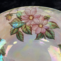Thumbnail for Maling Dahlia Lustre large Bowl Pink Floral England 20cm HandPainted gift2