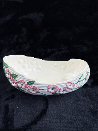 decor Maling Ware 4586 Dogwood Planter/Trough & Small Bowl - Pink Floral Large1