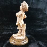 Thumbnail for Giuseppe Armani Singing Boy Figurine  1980s Italian Porcelain library ornoment7