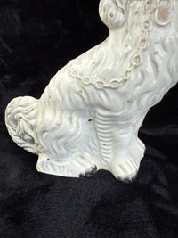 Thumbnail for Antique Porcelain Staffordshire King Charles Spaniel Figurine Pair Victorian dec14