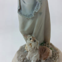 Thumbnail for Signed A. Belcari Girl with Dog Vase Capodimonte Italian Porcelain 7