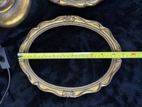 Thumbnail for Vintage VictorianStyle Carved Wood Table Lamp and Frames Set4