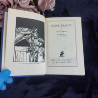Thumbnail for 1930s Beauty Black Anna Sewell Illustrated Vintage Book Spine Blue Cloth Display4