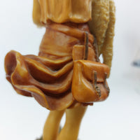 Thumbnail for Resin Figurine of Girl Holding Lamb on Marble Base 1455 gr 9.75