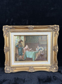 Thumbnail for Old Masters Style Print The Cardinals Move by F. M. Bennett Gold Framed Art12