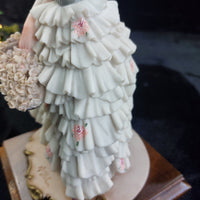 Thumbnail for A. Lady Belcari Figurine Roses Basket 1989 Dear Sculpture Italy 10” ARMANI 5