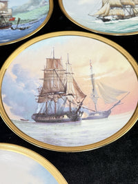 Thumbnail for Mint Franklin Great Ships Set of 6 Plates Golden Age of Sail by Derek Gardner4
