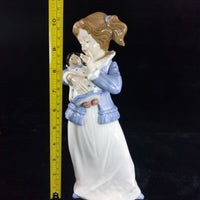 Thumbnail for TENGRA Porcelain Figurine Girl with Doll bookcase (1970s) figure ornoment decor11