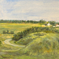 Thumbnail for Danish Landscape Painting Vangsaa 2009 Original Signed by VTN Framed Art 40x30cm4