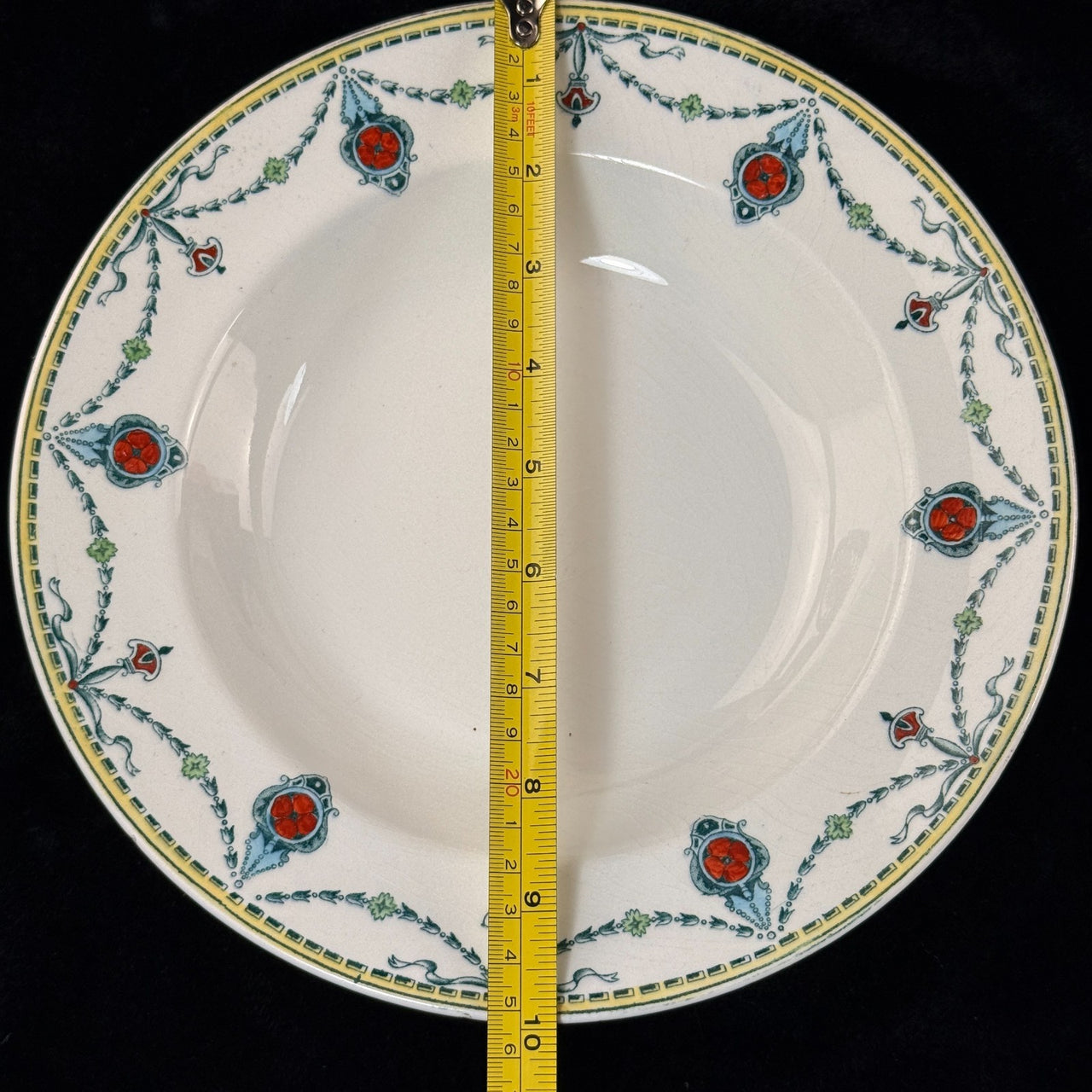 Set of 6 Vintage/Antique Devon Ware (S. F. & Co.) CECIL Shallow Bowls Ornament6