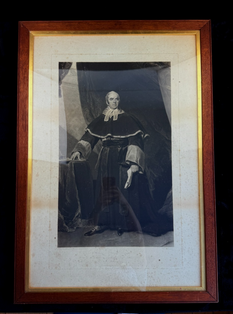 RARE Antique 1820 Engraving large print Sir Thomas Strange Knight, Chief Justice18