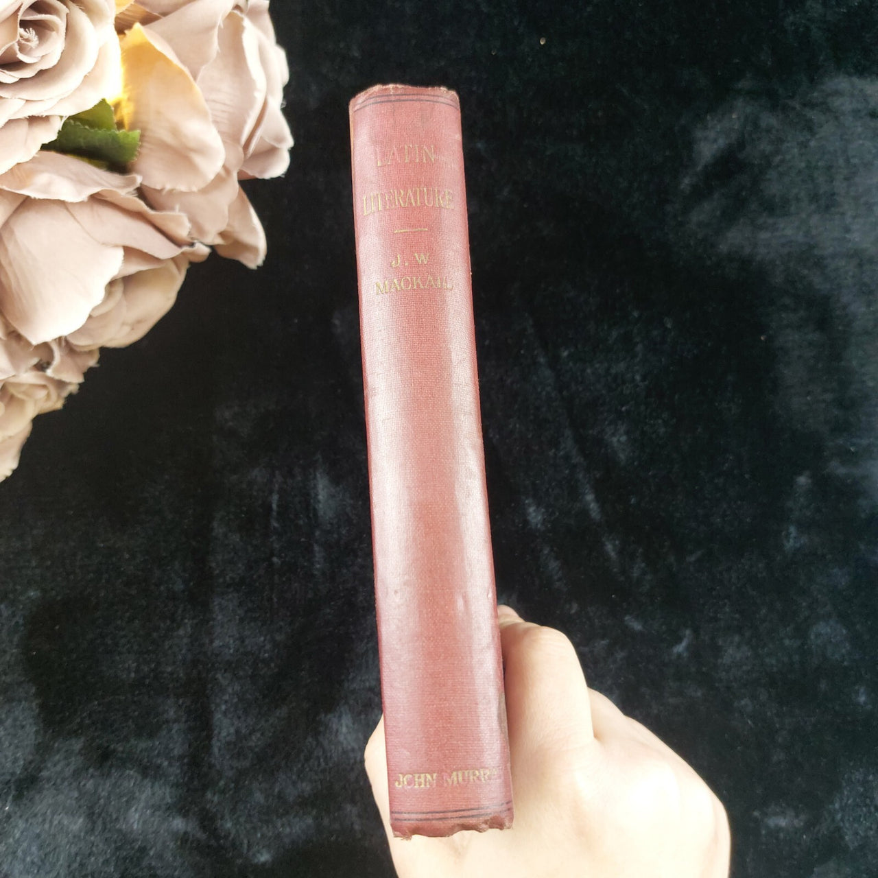 Latin Literature by J.W. Mackail, University Manuals, Vintage 1919 Hardcover13