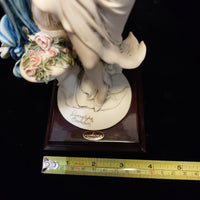 Thumbnail for Florence Armani Joy Figurine Of The Year Blue Dress w Box 2002 gift Porcelain9