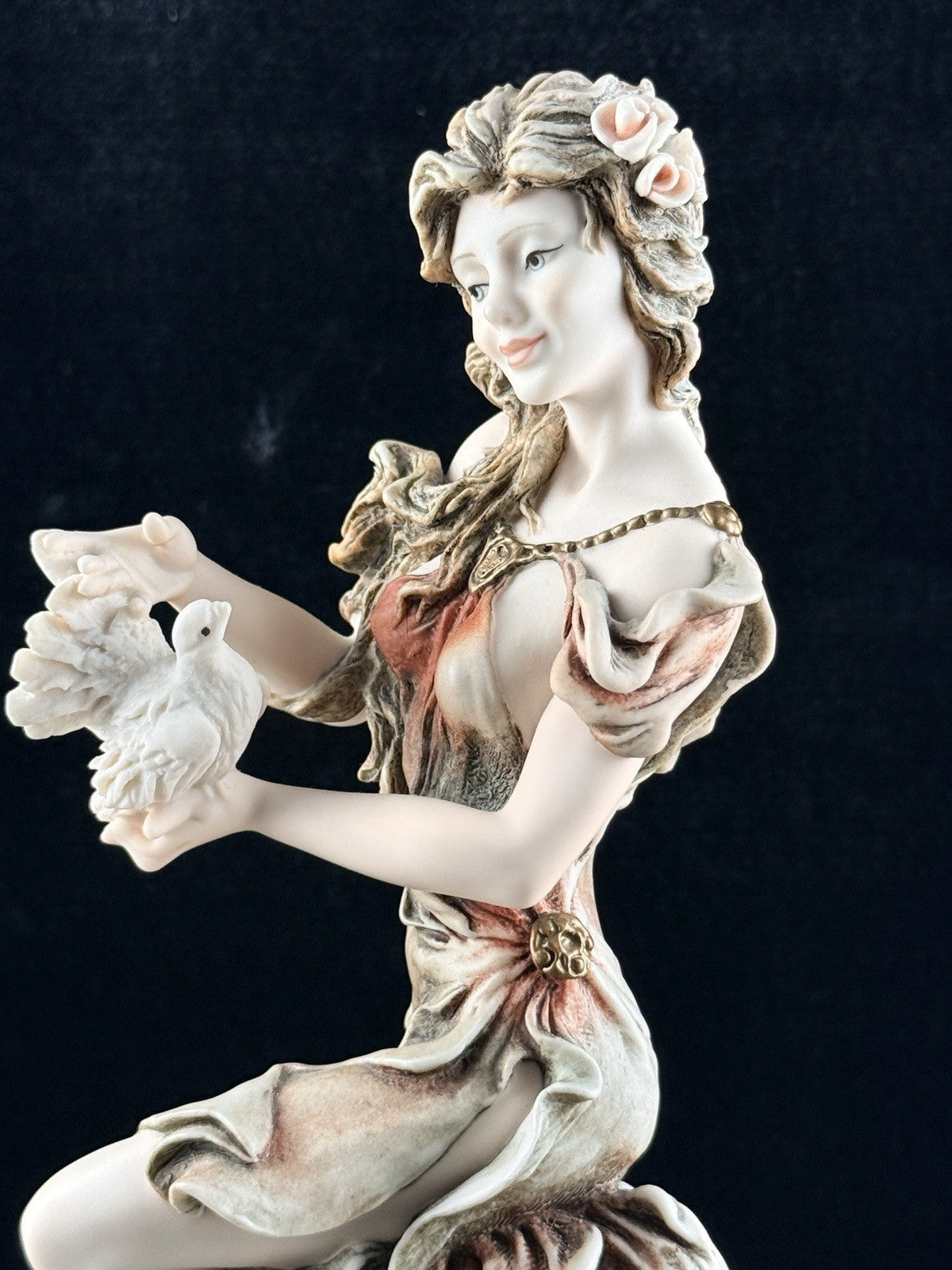 Giuseppe Armani Florence Summer Breeze Lady Figurine 14 In Italy Home Decor 19972