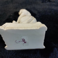 Thumbnail for Michael Sutty Young Girl Figurine 5in Vintage Rare White Bisque England Ceramic9