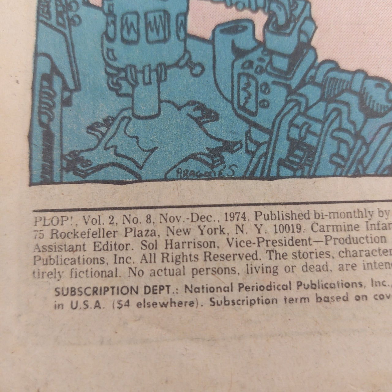 (DC Comics, Nov 1974-Dec 1974) 8 Plop Comic Book United States Small Collectable2