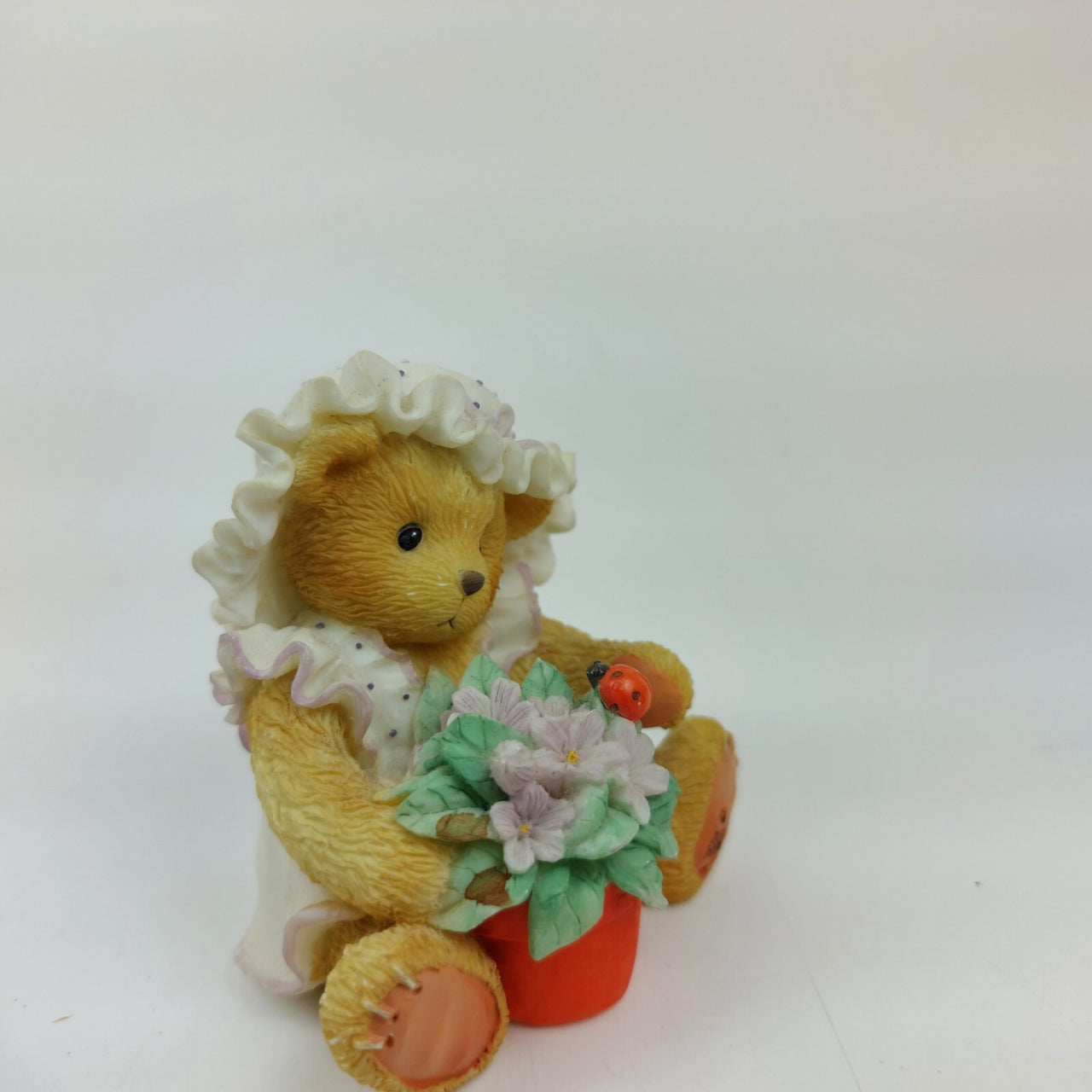 Cherished Teddies Violet -'Blessings Bloom When You Are Near' Collectible 3"15