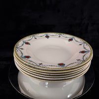 Thumbnail for Set of 6 Vintage/Antique Devon Ware (S. F. & Co.) CECIL Shallow Bowls Ornament9