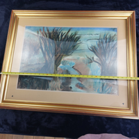 Thumbnail for Wendy Original Draycott Pastel Artwork – Framed River Landscape Painting Canvas8