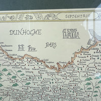 Thumbnail for Domesday England 1086 framed Map  Euruicscire Nortreding by Garnons Williams11