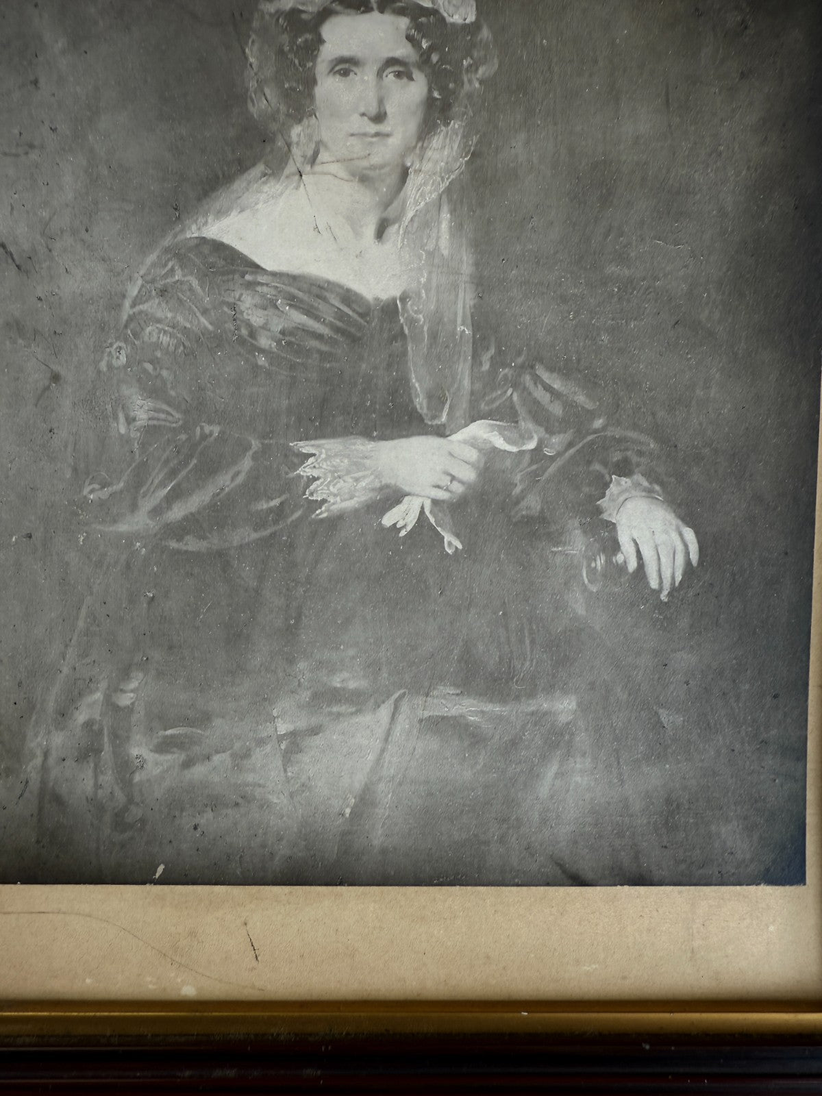 Victorian Elegance: Antique Portrait of a Lady Paper Print Medium United Kingdom2