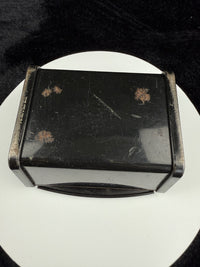 Thumbnail for Vintage Quality Japanese Style Black Lacquer Trinket Box with FoldUp Lid, Hand6