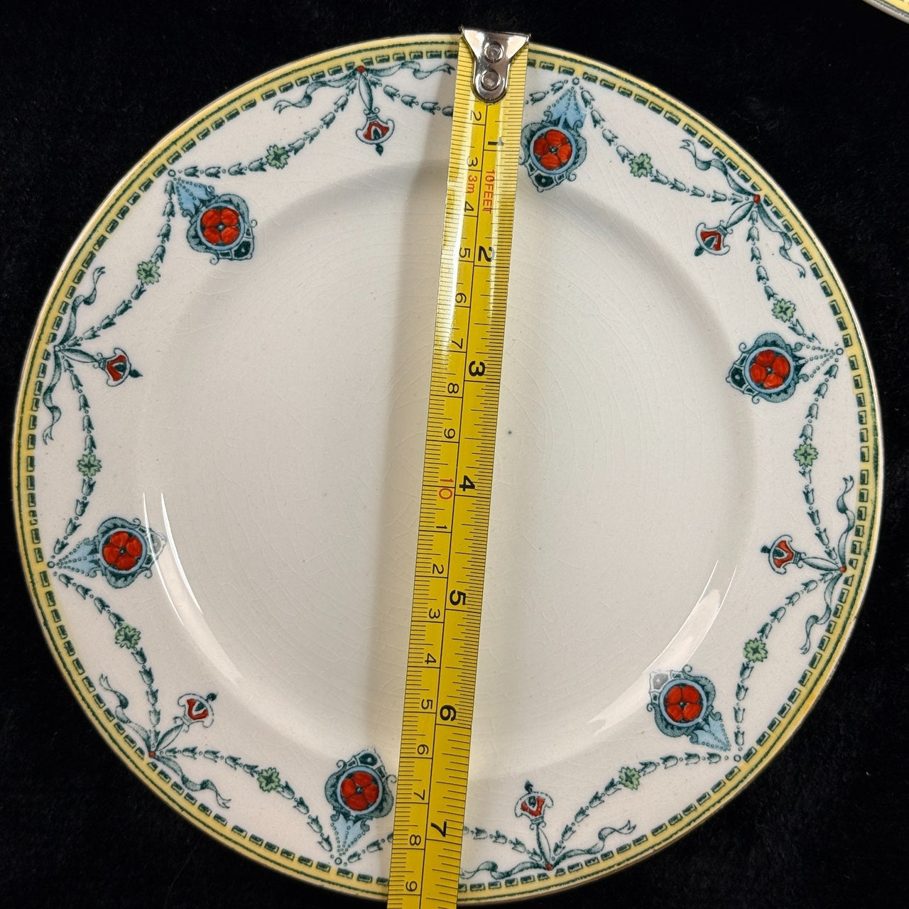 Large Lot of 6 Antique/Vintage Devon Ware (S. F. & Co.) CECIL 1204 Dish & Plates15