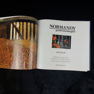Normandy Gastronomique Jane Sigal Hardcover French Cuisine Cookbook Recipe 19931
