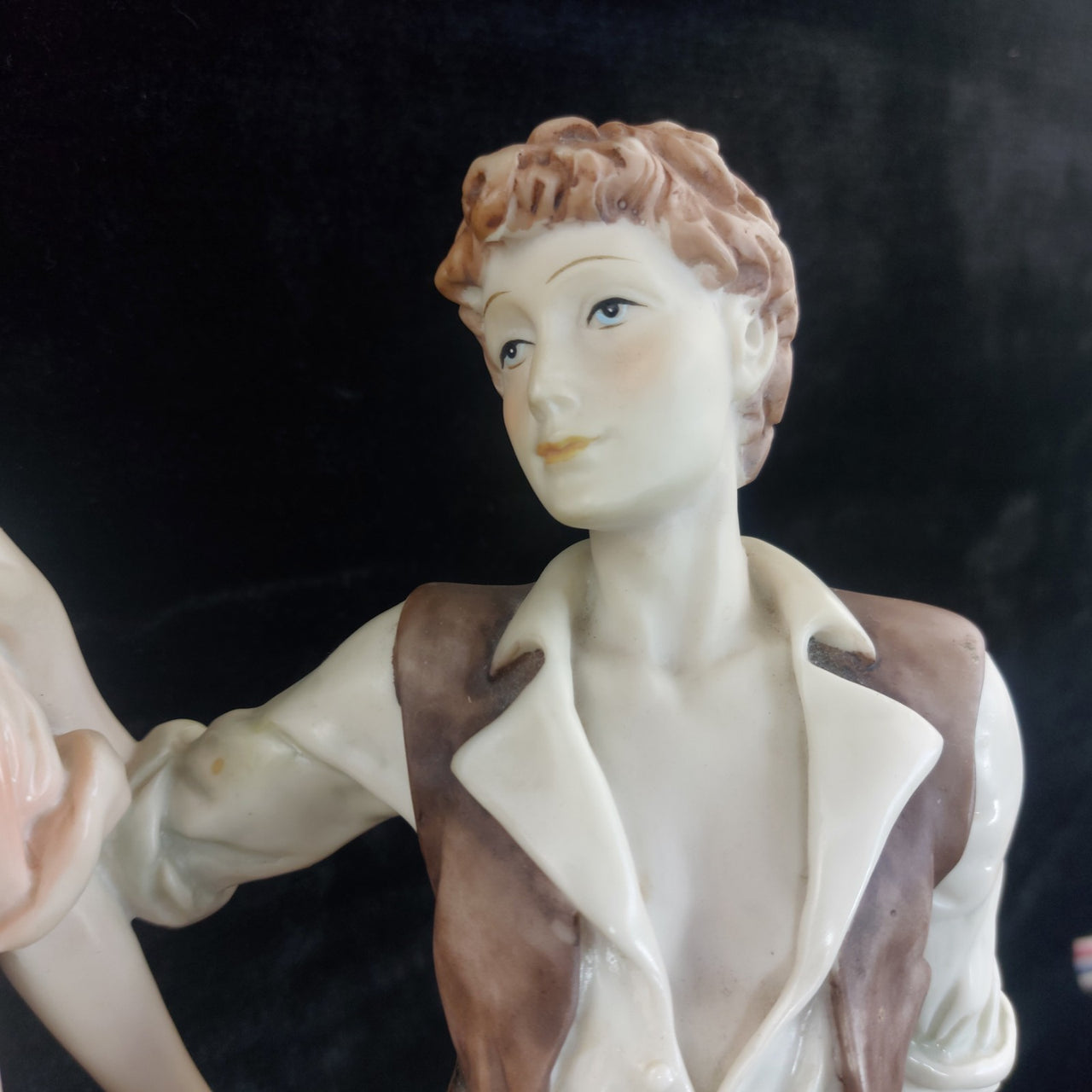 Anina ( La Anna) Collection Italian Alabaster –Couple in Love Figurine  1999. 155