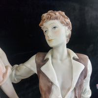 Thumbnail for Anina ( La Anna) Collection Italian Alabaster –Couple in Love Figurine  1999. 155
