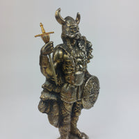 Thumbnail for Brass Viking Warrior Figurine Vintage  2kg  with Shield and Sword   9
