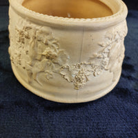 Thumbnail for Antique 1800s Wedgwood Yellow Jasperware Game Dish - Little crack & chips China.10
