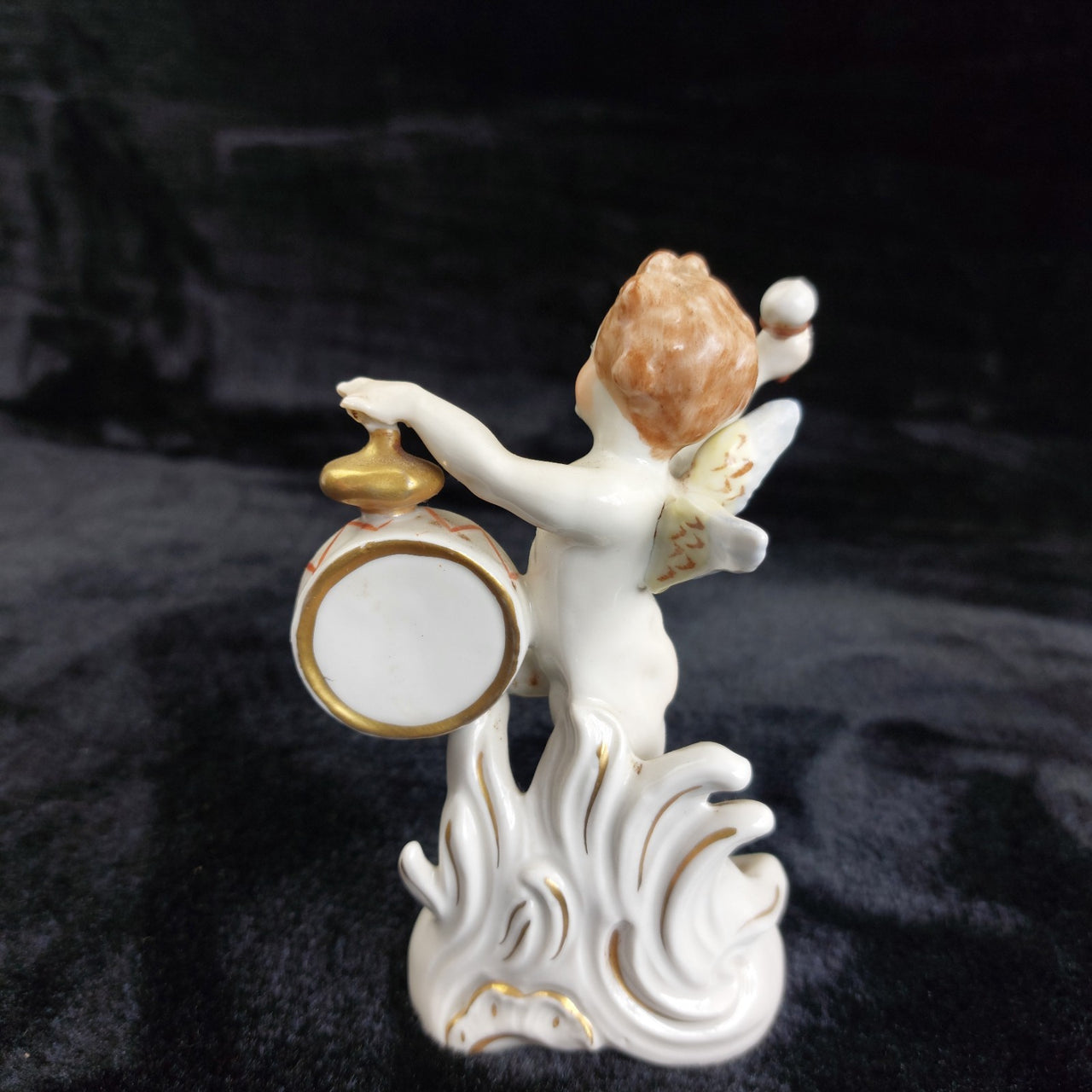 Carl Scheidig Gräfenthal Antique German Porcelain Cherub Musician Figurines Set4