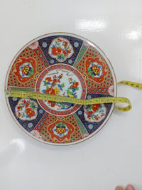 Thumbnail for Rare Japanese Imari Style Porcelain Plate Unique Blue, Red, Orange 8