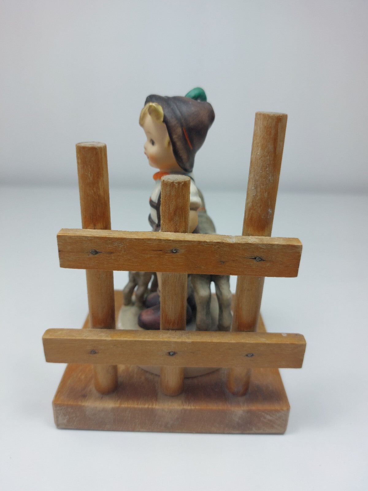 Goebel Hummel HUM 250 A&B Bookends Goat Herder & Feeding Time 1960s Figurine dec17