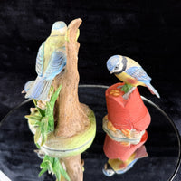 Thumbnail for Alfretto Porcelain Tit Blue Bird Figurines Set of 2 Collectors Series 7
