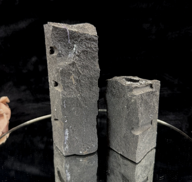 Bording Diabas Candle Holders Unique HandCrafted Swedish Stone Art from Gylsboda1