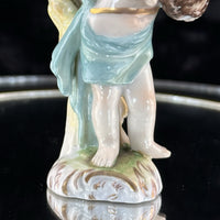 Thumbnail for Antique Figurine Porcelain China Collectable Figure Glazed Marked German Girl7