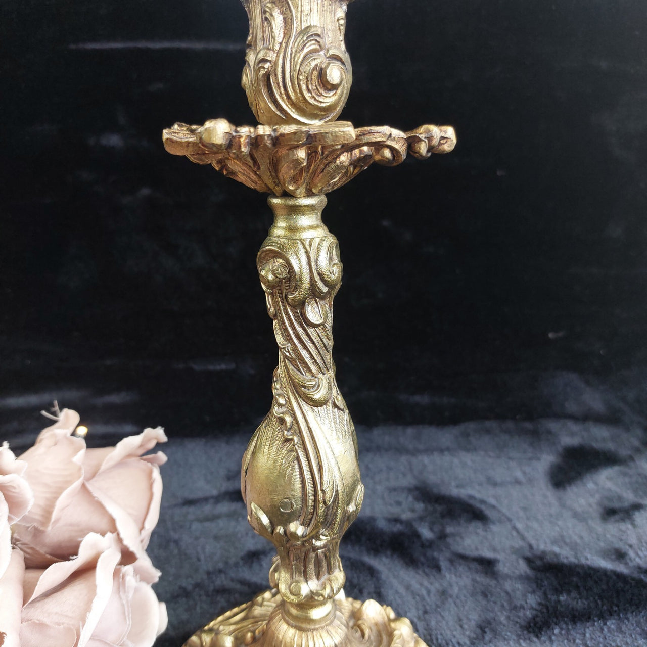 Antique style Brass Baroque Table Lamp, 14 in, see the pictures Gold2