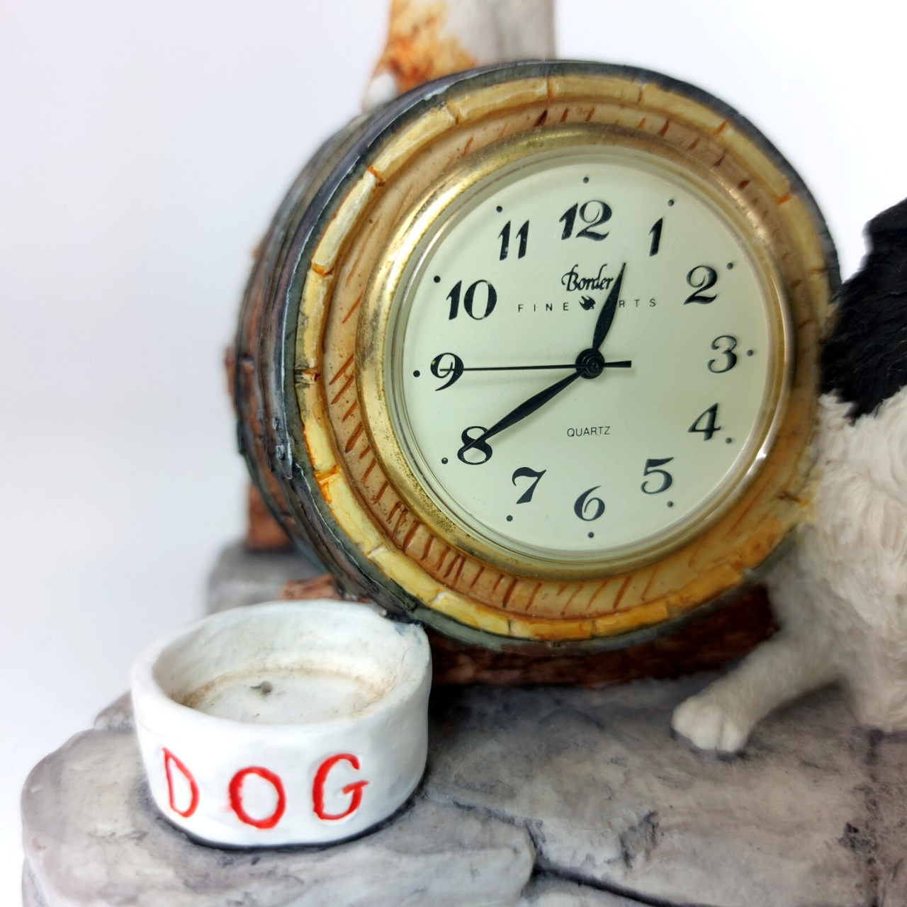 Border Fine Arts Clock Model Of Border wake Up Call, Scotland table clock decor9