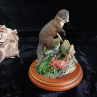 Thumbnail for Border Fine Arts Country Characters A1487 Nipped Otter Figurine Crab 6.5in 20030