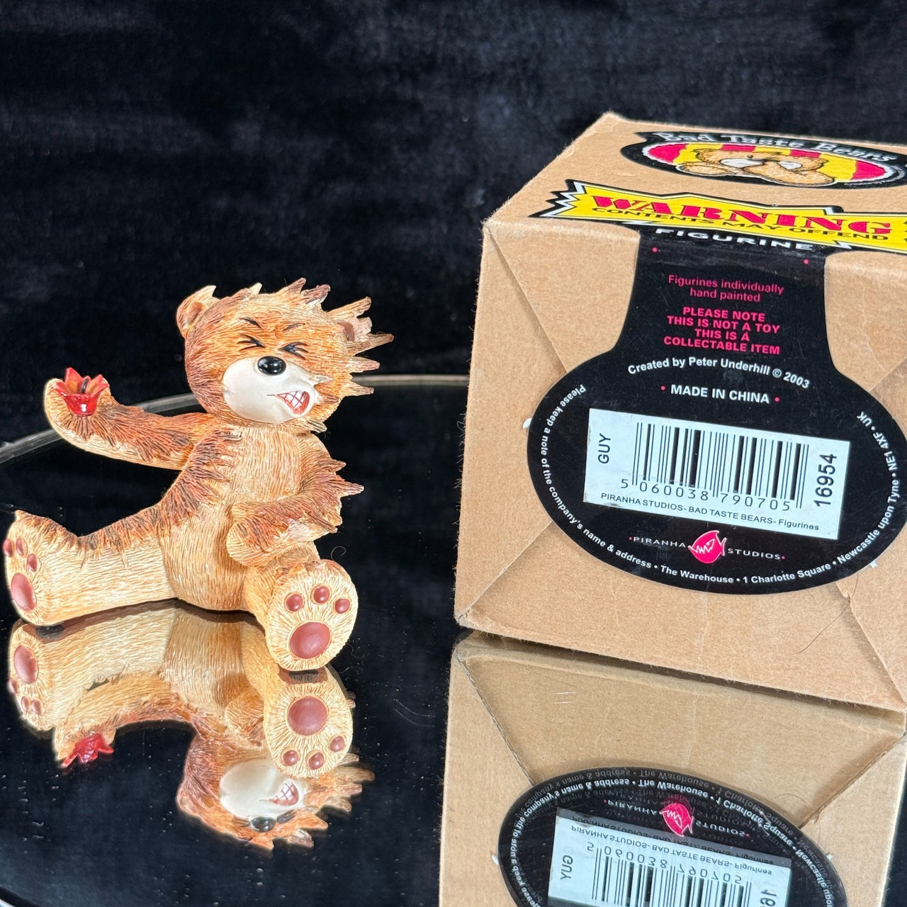 Rare Bad Taste Bears GUY Figurine Bonfire Night Guy Fawkes Collectible funny4