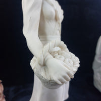 Thumbnail for Studio Bessi G. Lady Figurine Signed Resin, Country, hat damaged 17