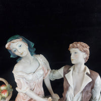Thumbnail for Anina ( La Anna) Collection Italian Alabaster –Couple in Love Figurine  1999. 153