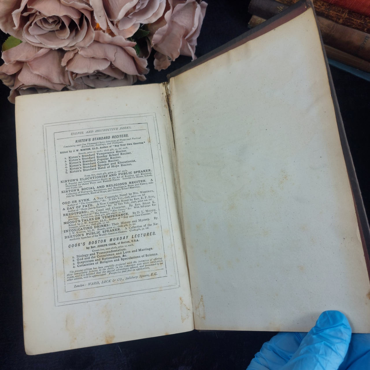Mosheim Ecclesiastical History Theology Church Binding antique 1847 book gift9