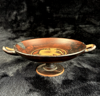 Thumbnail for Ancient Greek Style Pottery Kylix Cup - Red-Figure 