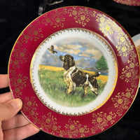 Thumbnail for Odette Degrain Delorge Limoges France Hunting Dog Plates Set of 3 8